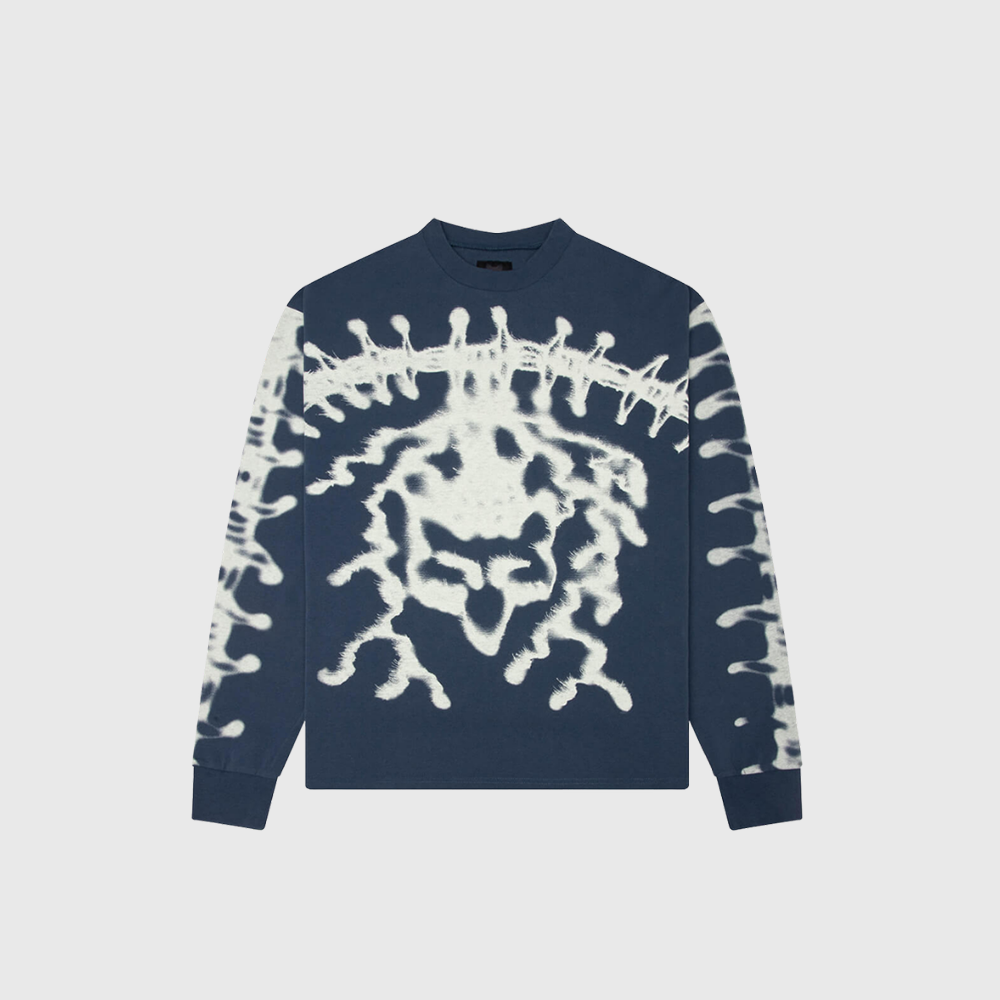 Fox LAB Airbrushed L/S Top - Blue