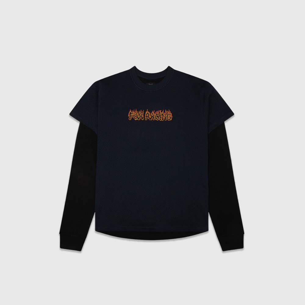 Fox LAB Double Layer L/S Top - Navy