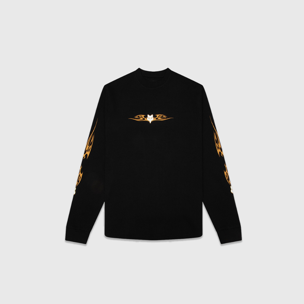 Fox LAB Tribal L/S Top - Black