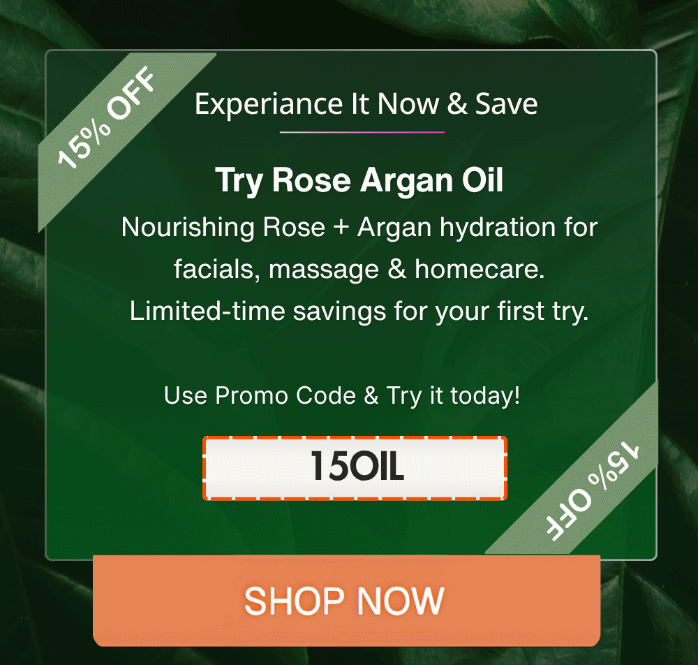 SkinAct Organic Rose Argan Oil 4 oz