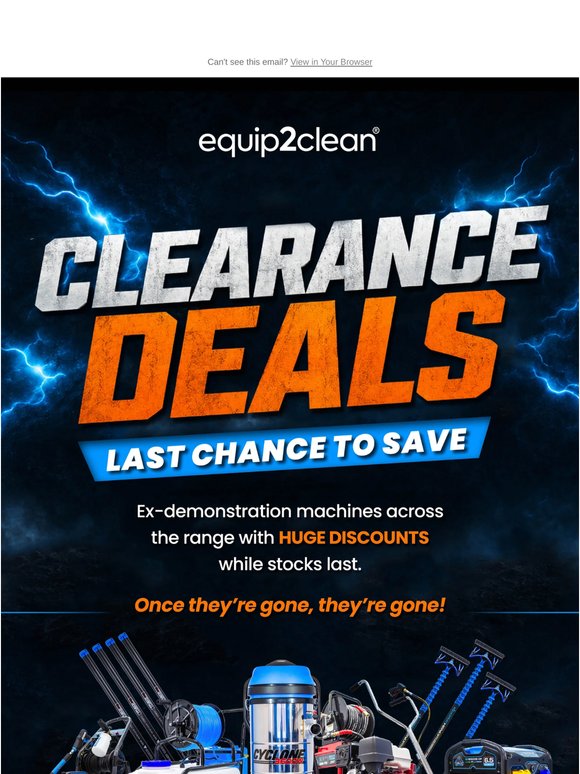 Hi —,  💥One-Off Deals. Serious Savings.