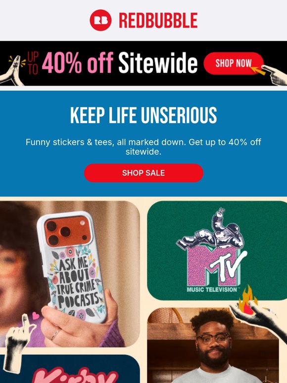 Up to 40% Off 🤪 Gaming, Memes, and More