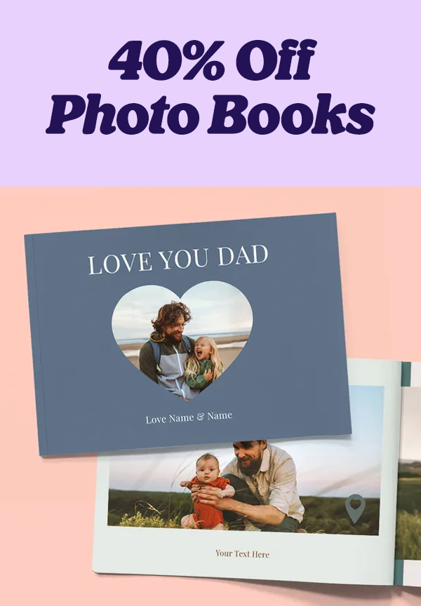 40% Off Photo Books