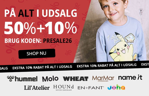 Spar 20% på udvalgte sandaler