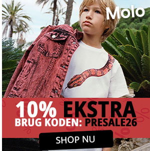Spar 50% + 10% ekstra på Molo
