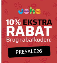 Spar 50% + 10% ekstra på Joha