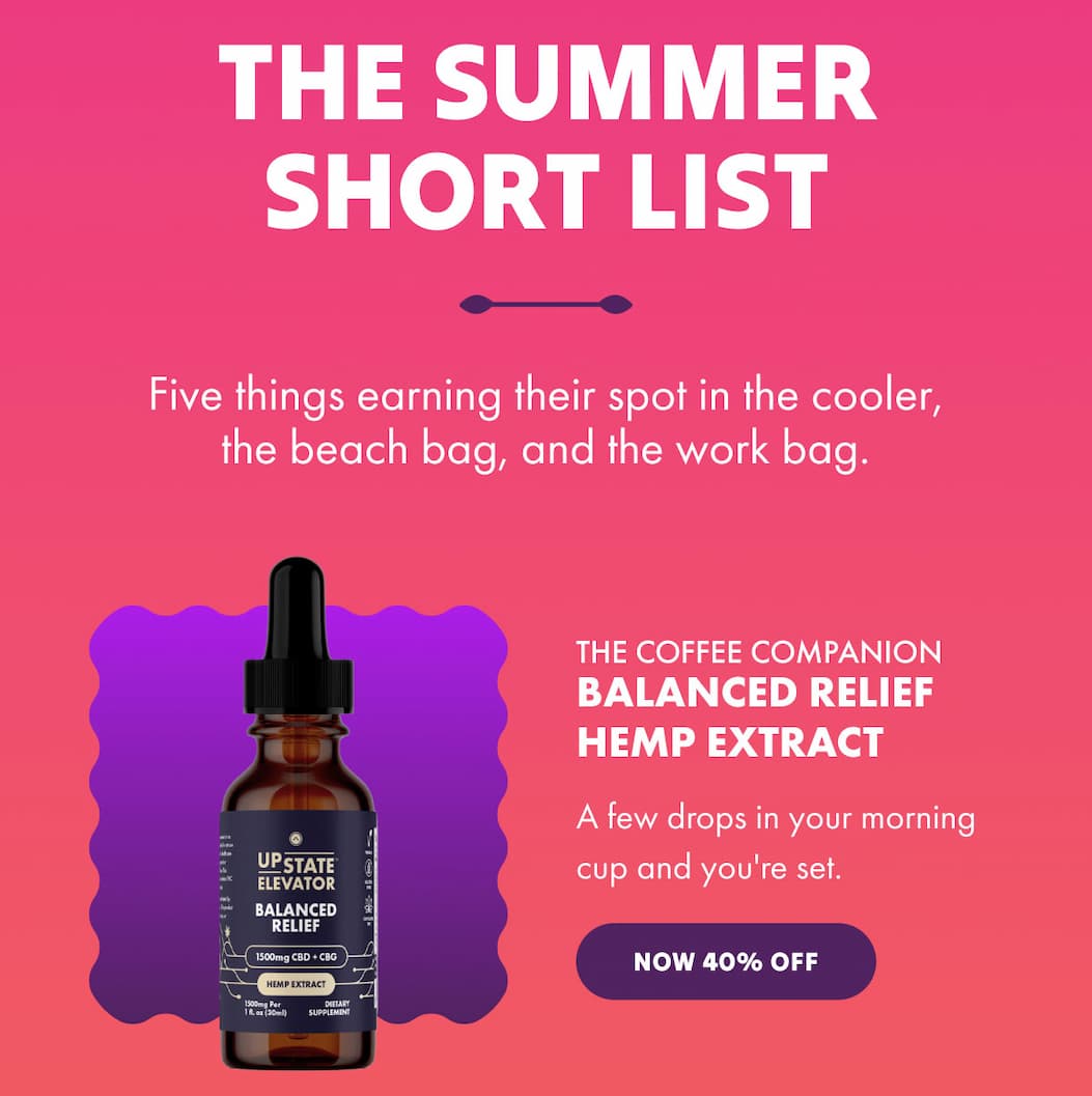 Shop Balanced Relief Hemp Extract
