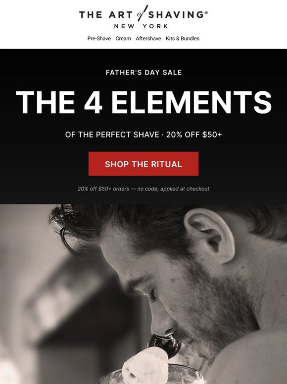 The Perfect Shave — 20% Off + Free Shipping $50+