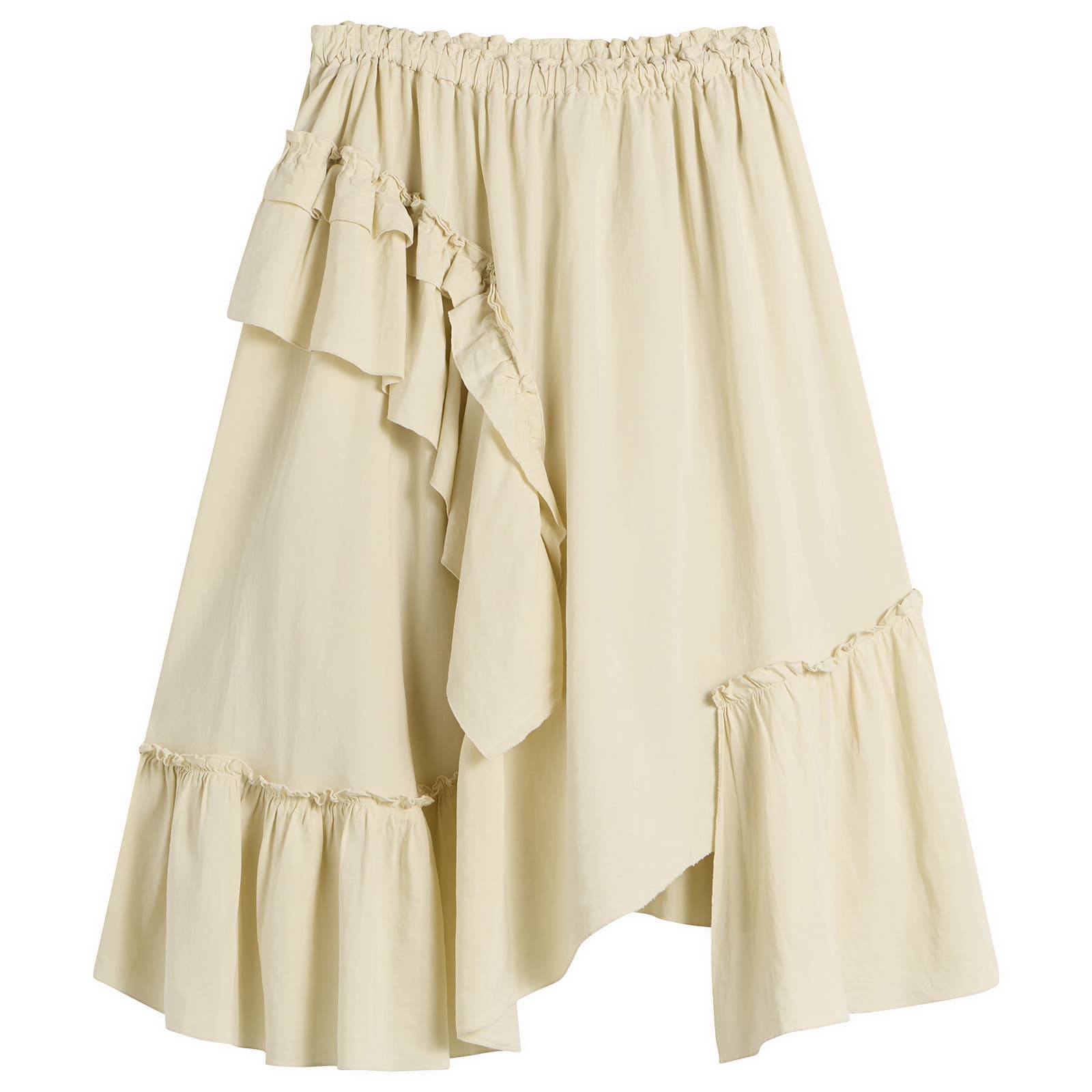 YMC Draped Midi Skirt