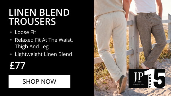 Birthday Special - Linen blend trousers £77