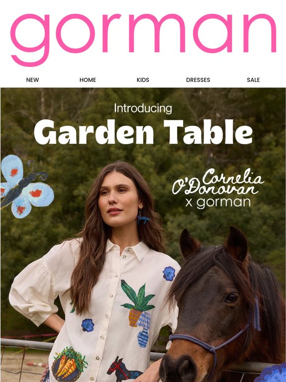 All new 🌸🦋 Garden Table Print