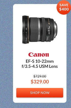 Canon EF-S 10-22mm f/3.5-4.5 USM Lens