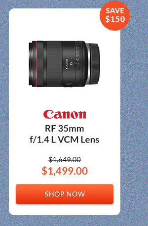 Canon RF 35mm f/1.4 L VCM Lens