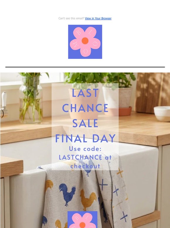 🚨 Last Day: Last Chance Sale Ends Tonight