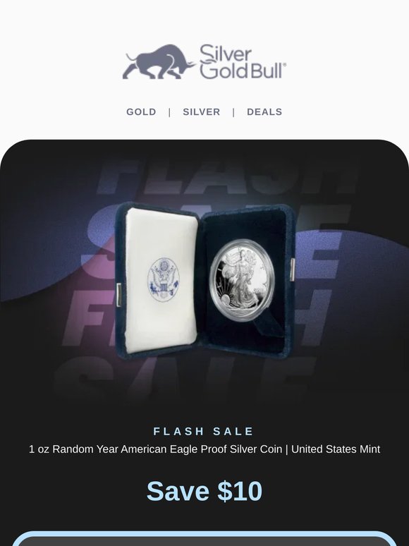 ⚡Flash Sale: 1 oz Random Year American Eagle Proof Silver Coin | United States Mint⚡