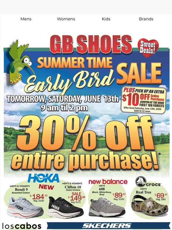 🐦 Happening TOMORROW: 30% Off Early Bird Sale! +$10 Off coupon to the first 100 families🐦