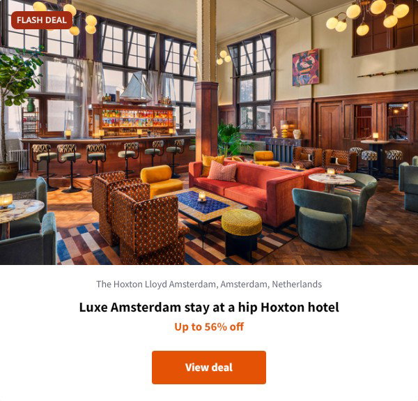 Luxe Amsterdam stay at a hip Hoxton hotel