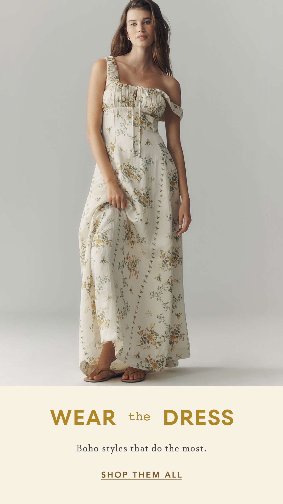 Wear the dress. Shop them all.