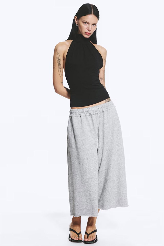 DRAPED HALTERNECK TOP