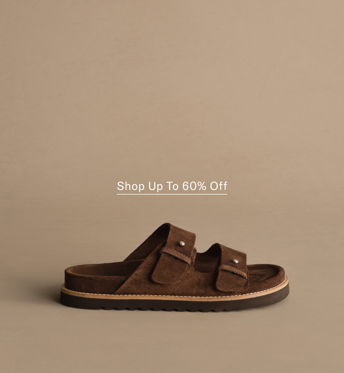 Suede Hutton Slide Sandal