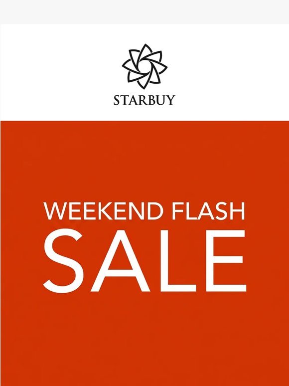 Weekend Flash Sale: Deals won’t last