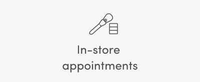 In-store appointments