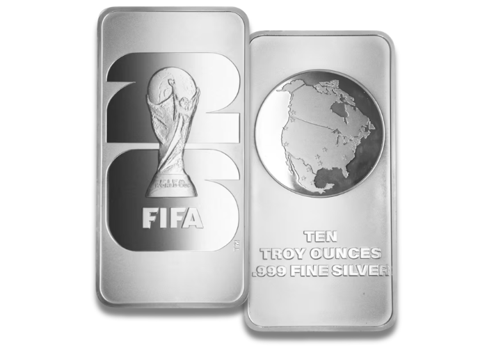 ON SALE: 1 oz FIFA World Cup 2026 Gold Bar (New w/ Assay)