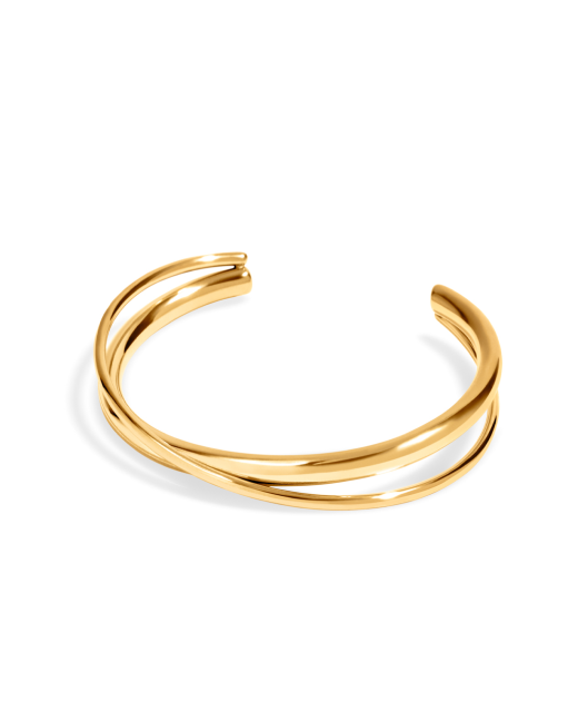 Crossover Bangle (Gold)