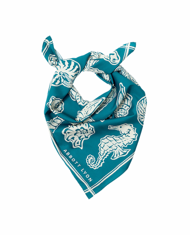 Ocean Icon Scarf (Teal)