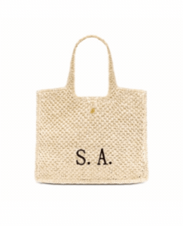 Personalised Raffia Bag