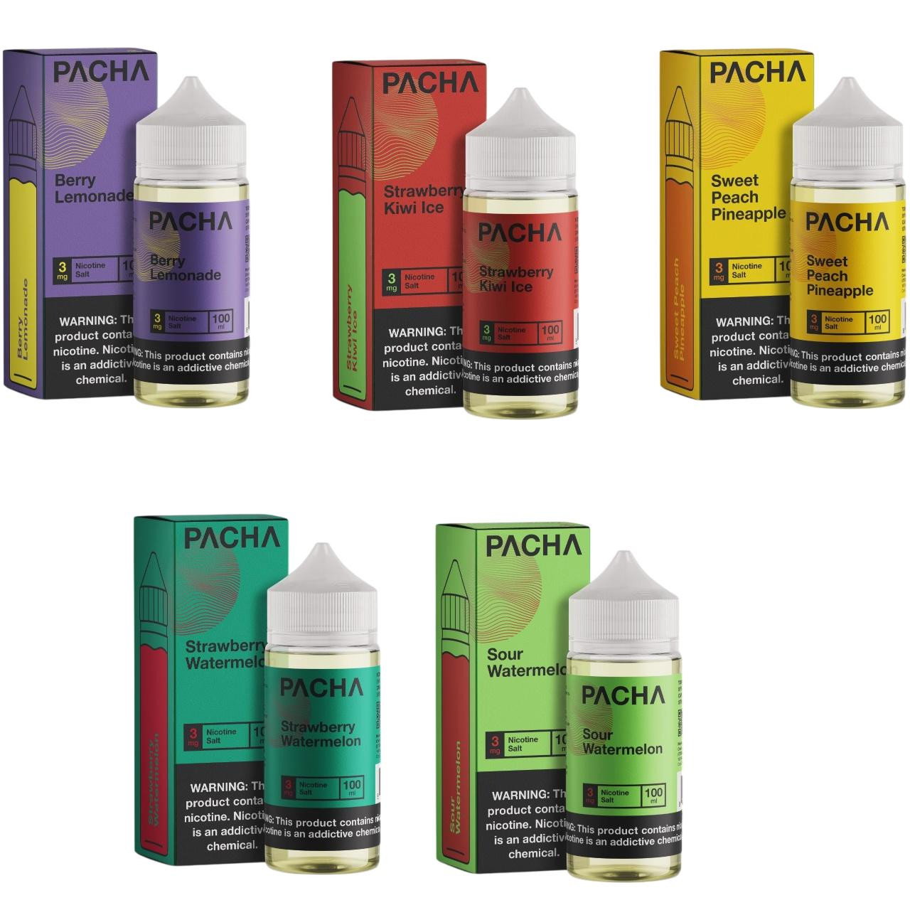 Pacha Synthetic Nicotine 100ml E-Juice