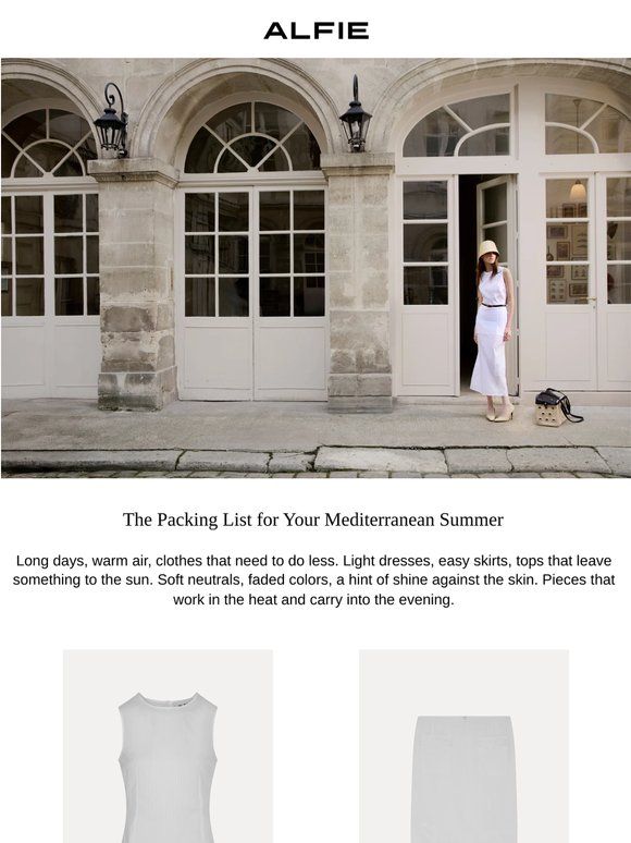 The Packing List for Your Mediterranean Summer