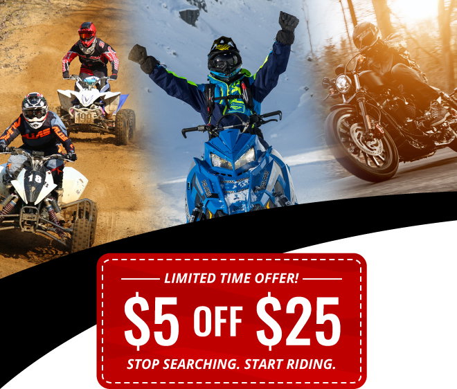 Limited time offer! Stop searching. Start riding.