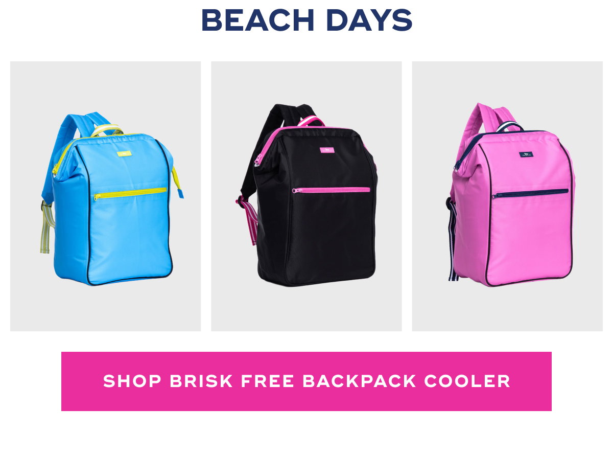 Beach Days SHOP Brisk Free Backpack Cooler