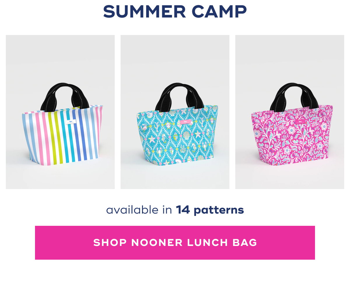 Summer Camp available in 14 patterns SHOP Nooner Lunch Bag