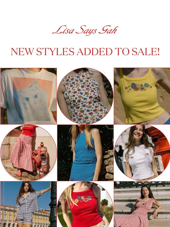 NEW STYLES ADDED TO SALE 🛍️