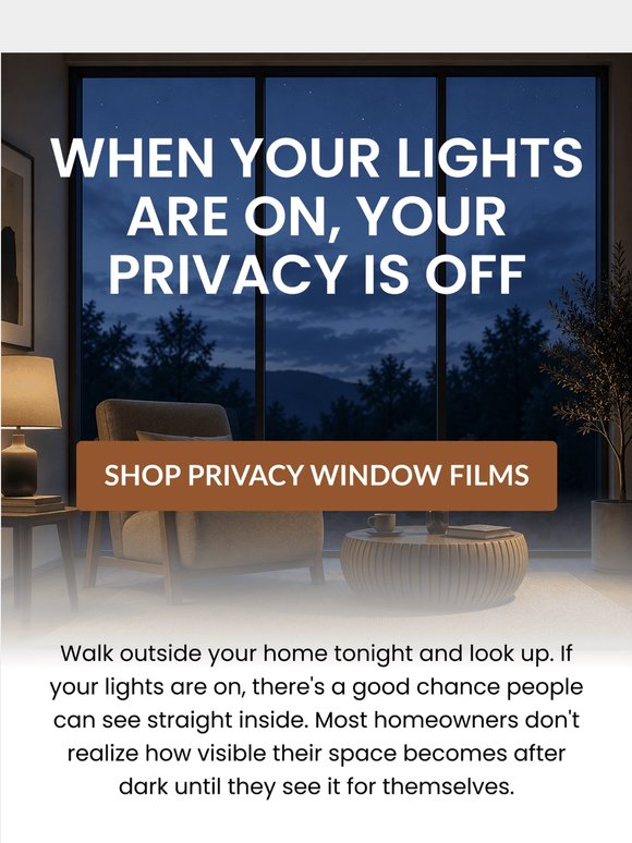 Ever Feel Less Comfortable After Dark?