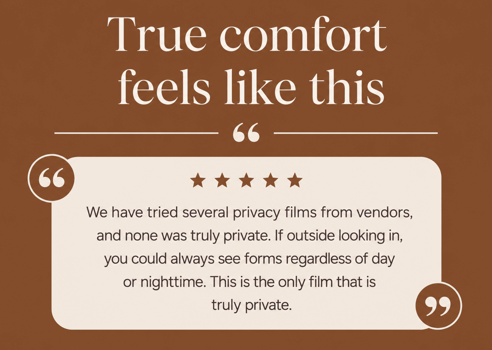 Privacy Window Film