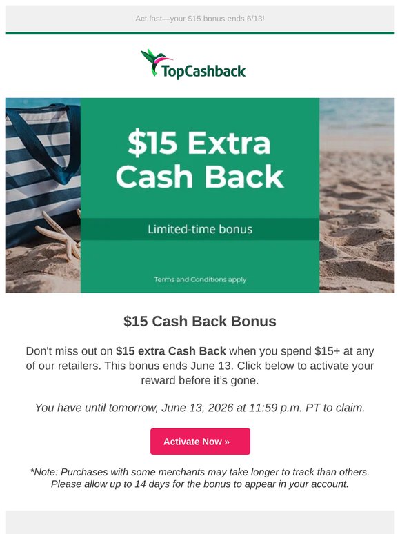 Don't leave your $15 on 'read'! 😱📱