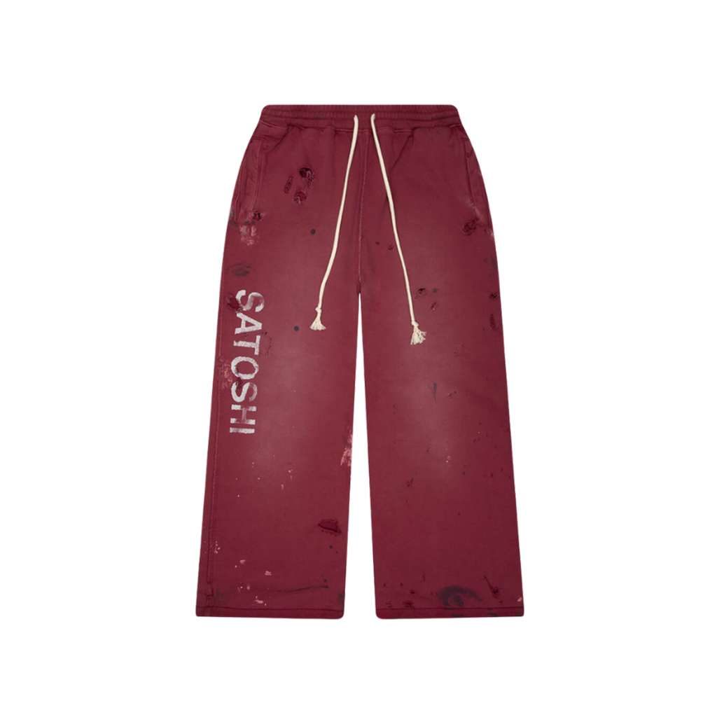 Luke Fleece Sweatpants - Burgundy