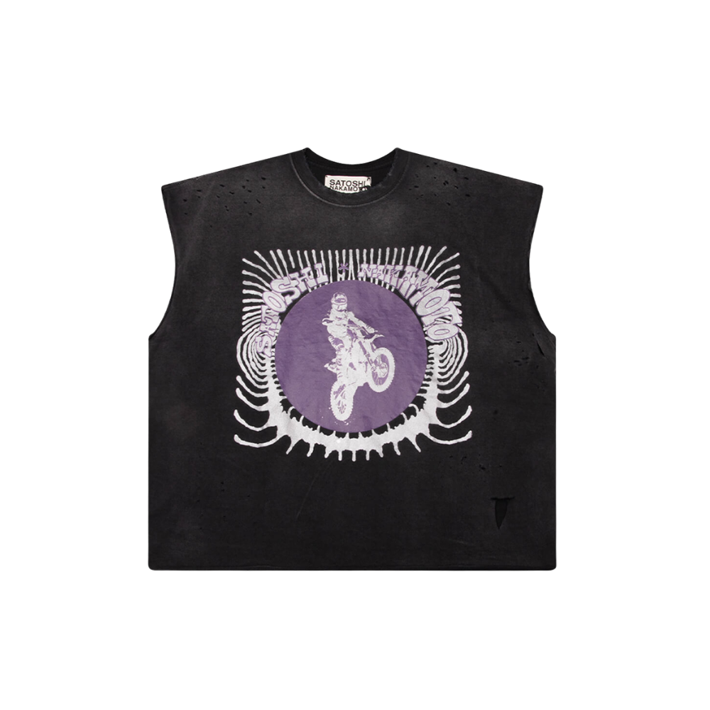 Globe Of Death Tee - Washed Black