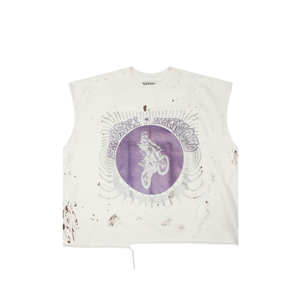 Globe Of Death Tee - Vintage White
