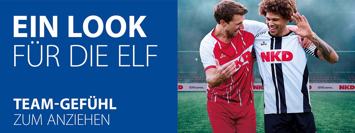Ein Look für die Elf. Unser Fußball Trikot Angebot