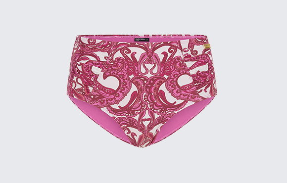 Slip, pink gemustert, Vorderansicht