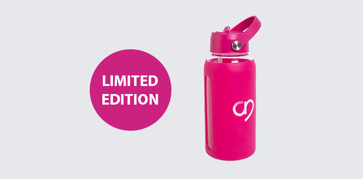 pinke Trinkflasche, limited Edition