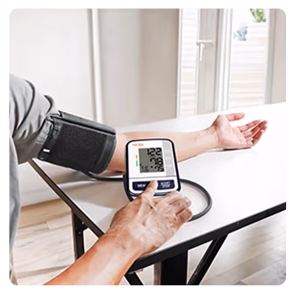 Automatic Upper Arm Blood Pressure Monitor with Cuff