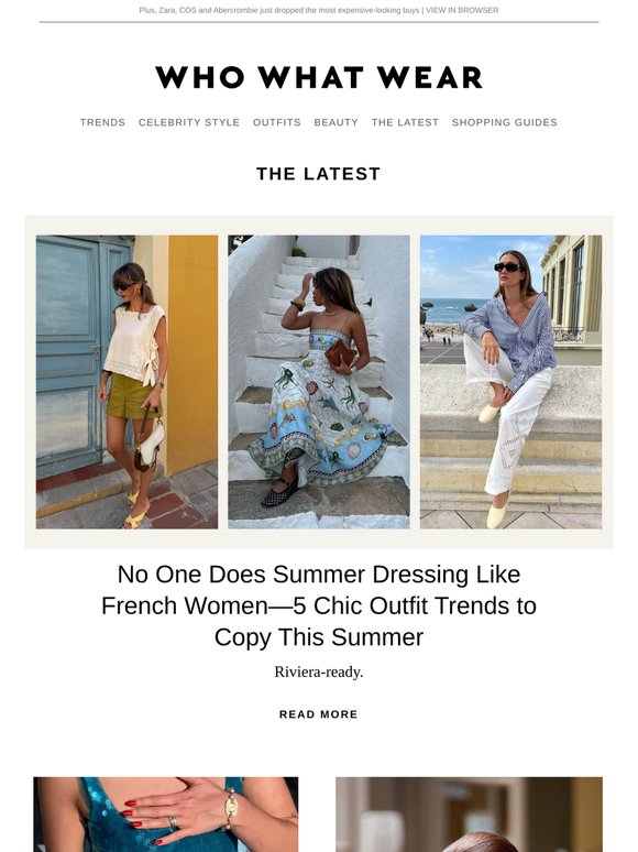 This "tacky" 2016 summer trend is back—now, it's elegant