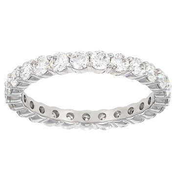 Moissanite Platineve Eternity Band 1.50ctw DEW