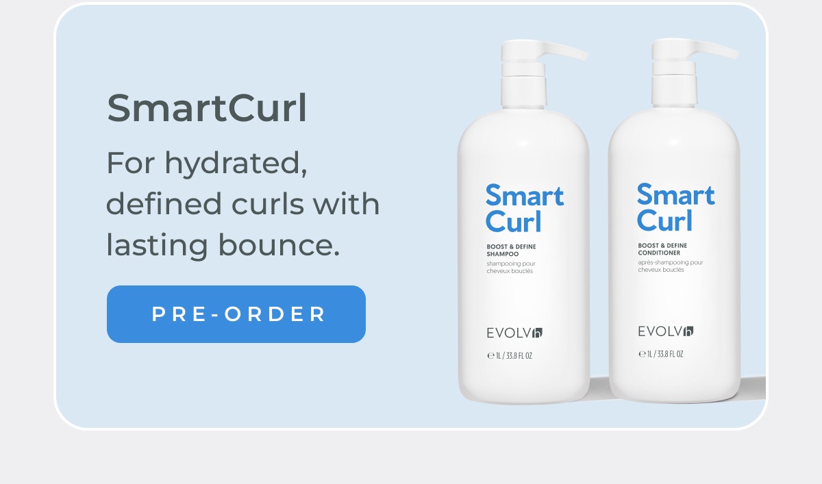 SmartCurl Liter Duo for hydrated, defined curls with lasting bounce.