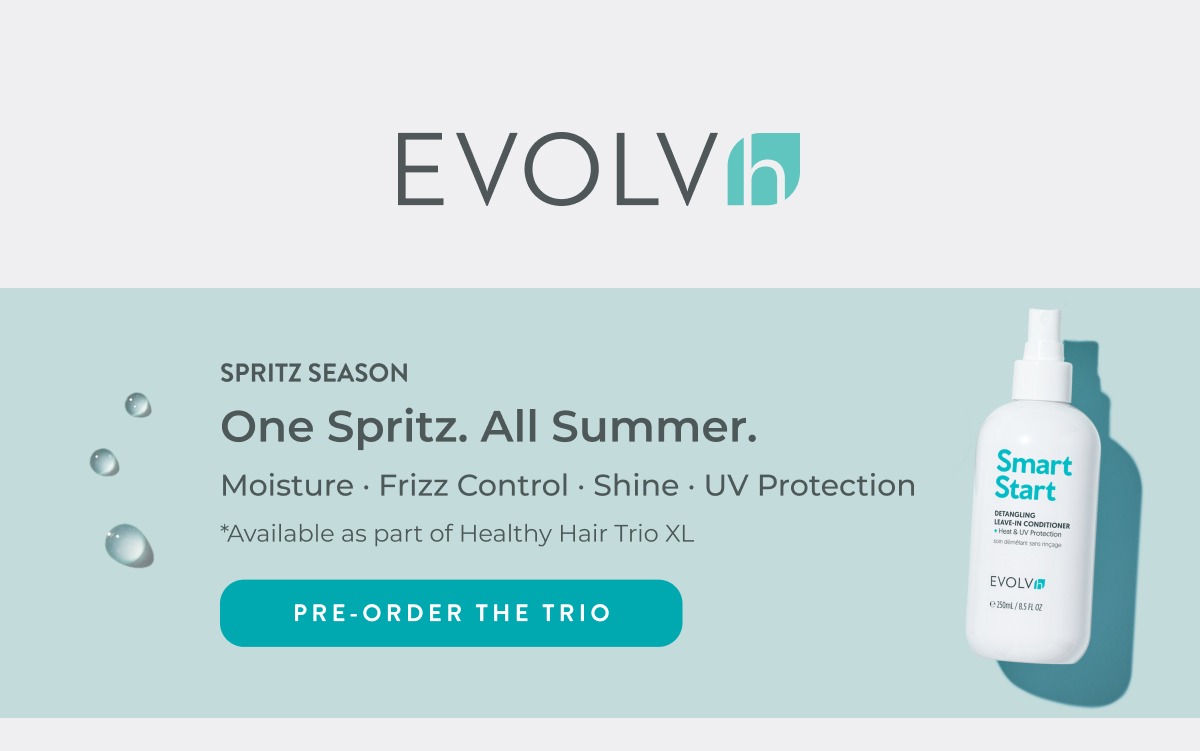 Enjoy moisture, frizz control, shine, and UV protection with SmartStart Leave-In Conditioner. Pre-order it as part of Healthy Hair Trio XL and save.